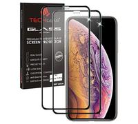 TECHGEAR 2 Pack Screen Protectors Compatible with Apple iPhone 11 Pro 5.8", [FULL Screen Adhesion] & [Full Coverage] 3D GLASS Edition Tempered Glass