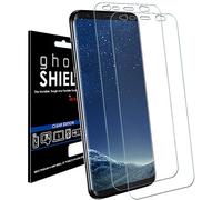 TECHGEAR [2 Pack] Screen Protectors to fit Samsung Galaxy S8 Plus [ghostSHIELD Edition] Genuine Reinforced Flexible TPU Screen Protector Guard Covers with Full Screen Coverage inc Curved Screen