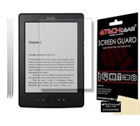 TECHGEAR [3 Pack] Amazon Kindle 6" eReader (2010 to 2014 Generations) Clear Screen Protectors with Cleaning Cloth & Applicator Card
