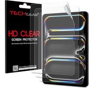 TECHGEAR 3 Pack EASY-FIT HD Clear Screen Protectors for Apple iPad Pro 13" (M5 2025 & M4 2024) [Bubble-Free Installation] [Scratch Resistant] [Apple Pencil Compatible] [HD Transparency] [Value Pack]