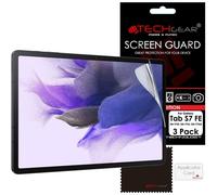 TECHGEAR 3 Pack Galaxy Tab S7 FE 12.4" Screen Protectors (SM-T730 / SM-T736), Ultra CLEAR Screen Protector Guard Cover Designed for Samsung Galaxy Tab S7 FE 2021