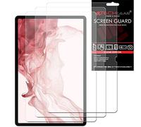 TECHGEAR 3 Pack Galaxy Tab S8 Plus 12.4" Screen Protectors (SM-X800 / SM-X806), Ultra CLEAR Screen Protector Guard Cover Designed for Samsung Galaxy Tab S8+ 2022