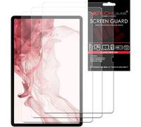 TECHGEAR 3 Pack Galaxy Tab S8 Plus 12.4" Screen Protectors (SM-X800 / SM-X806), Ultra CLEAR Screen Protector Guard Cover Designed for Samsung Galaxy Tab S8+ 2022