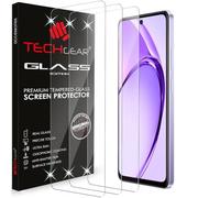 TECHGEAR 3 Pack GLASS Screen Protector for Oppo A40 / Oppo A60 5G, Tempered Glass Screen Protector Covers [2.5D Round Edge] [9H Hardness] [Crystal Clarity] [Scratch-Resistant] [No-Bubble]