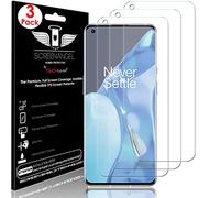 TECHGEAR [3 Pack Screen Protector fits OnePlus 9 Pro [Screen Angel Edition] [Case Friendly] [Bubble Free] [FULL Screen Coverage] HD Clear Flexible TPU Film