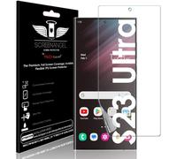 TECHGEAR 3-Pack Screen Protector for Samsung Galaxy S23 Ultra - Screen Angel Edition, Case-Friendly, Bubble-Free, Full Coverage, TPU Film