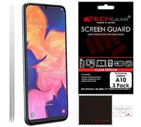TECHGEAR [3 Pack] Screen Protectors Compatible with Samsung Galaxy A10, CLEAR LCD Screen Protectors Cover Guards