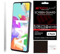 TECHGEAR [3 Pack] Screen Protectors Compatible with Samsung Galaxy A41, CLEAR LCD Screen Protectors Cover Guards