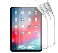 TECHGEAR 3 Pack Screen Protectors for iPad Pro 12.9" 2022 2021 2020 2018 [6th 5th 4th 3rd Generations] CLEAR Screen Protector Guards [Pencil Compatible] fits New Apple iPad Pro 12.9 inch 2022 to 2018