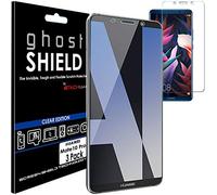 TECHGEAR [3 Pack] Screen Protectors to fit Huawei Mate 10 Pro [ghostSHIELD Edition] Genuine Reinforced Flexible TPU Screen Protector Guard Covers with Full Screen Coverage inc Curved Screen