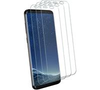 TECHGEAR [3 Pack] Screen Protectors to fit Samsung Galaxy S8 Plus [ghostSHIELD Edition] Genuine Reinforced Flexible TPU Screen Protector Guard Covers with Full Screen Coverage inc Curved Screen