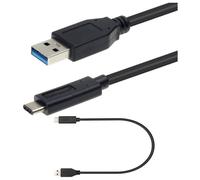 TECHGEAR (30 cm 1ft) USB 3.1 Type C, Data Sync & Charging Cable Lead for OnePlus 6T, 6, OnePlus 5T 5 3T 3 etc - USB-C 3.1 Type C Fast cable
