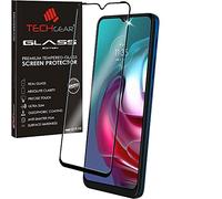 TECHGEAR 3D GLASS Edition Compatible for Motorola Moto G50, Tempered Glass Screen Protector Cover [Full Screen] [9H Hardness] [Crystal Clarity] [Scratch-Resistant] [No-Bubble]