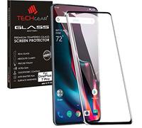TECHGEAR 3D GLASS Edition Screen Protector Compatible with OnePlus 7 Pro [Full Coverage] Tempered Glass Screen Protector Guard Cover - Black