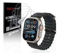 TECHGEAR 4 Pack Screen Protectors for Apple Watch Ultra 3 2 1 49mm [Screen Cloak Edition] [FULL Screen Coverage] [HD] [Reinforced] [Bubble Free] EPU Screen Protector