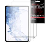TECHGEAR 5 Pack Galaxy Tab S8 11" Screen Protectors (SM-X700 / SM-X706), Ultra CLEAR Screen Protector Guard Cover Designed for Samsung Galaxy Tab S8 2022