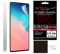 TECHGEAR [5 Pack] Screen Protectors Compatible with Samsung Galaxy S10 Lite, CLEAR LCD Screen Protectors Cover Guards