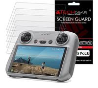 TECHGEAR 5 Pack Screen Protectors for DJI RC/DJI RC 2 Controller of DJI Mini 3 Pro - CLEAR LCD Screen Protector Film Guard Covers Compatible with DJI RC display of DJI Mini 3 Pro
