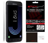 TECHGEAR [5 Pack] Screen Protectors for Galaxy J5 2017 (SM-J530 Series) - Ultra Clear Lcd Screen Protector Guard Covers [Not for Older Galaxy J5 Models]