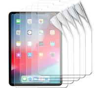 TECHGEAR 5 Pack Screen Protectors for iPad Pro 12.9" 2022 2021 2020 2018 [6th 5th 4th 3rd Generations] CLEAR Screen Protector Guards [Pencil Compatible] fits New Apple iPad Pro 12.9 inch 2022 to 2018