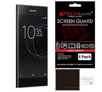 TECHGEAR [5 Pack] Screen Protectors for Xperia XA1 (Model: G3123) - Premium Clear Screen Protector Cover Guards Compatible with Sony Xperia XA1 [Only for Xperia XA1]
