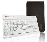 TECHGEAR Active Strike (M) Slim Line Bluetooth Wireless UK Qwerty Keyboard With Carry Case for Samsung Tab A9, Tab A9 Plus, Tab A7, A7 Lite 2021, Tab S6 Lite, Tab A 10.1 T580 T510, Tab A8 Tablet etc