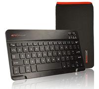 TECHGEAR Active Strike (M) Slim Line Bluetooth Wireless UK Qwerty Keyboard With Carry Case for Samsung Tab A7 10.4, A7 Lite 8.7" 2021, S6 Lite 10.4", Tab A 10.1 T510 T580 Tab A8, A9 2023 Tablet etc