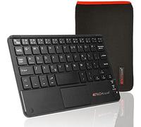 TECHGEAR [Active Strike Pro (Mini) Slim Bluetooth Wireless UK QWERTY Keyboard with Mouse Touchpad for Amazon Fire 7" tablets (Included Keyboard Carry case)