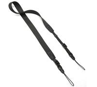 TECHGEAR Adjustable Shoulder Strap, Universal Replacement Neck & Crossbody Carry Strap with Quick-Release Buckles for iPad, Tablet, Camera, Laptop & Messenger Bags, Phone Cases, 130cm, Nylon, Black