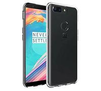 TECHGEAR AirFlex Case Compatible with OnePlus 5T - Slim & Light, Protective, Flexible Gel/TPU Cover with Soft Touch Keys (Super Clear)