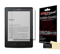 TECHGEAR Amazon Kindle Wi-Fi E-reader (With 6 inch E Ink Display) Clear Lcd Screen Protector Cover Guard with Cleaning Cloth