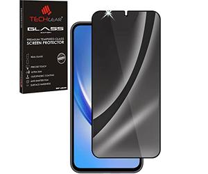 TECHGEAR Anti Spy Screen Protector fits Samsung Galaxy A34 5G - PRIVACY Filter 3D GLASS Edition Genuine Tempered Glass Full Screen Protector Guard Cover Compatible with Samsung Galaxy A34 5G
