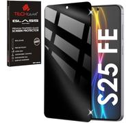 TECHGEAR Anti Spy Screen Protector fits Samsung Galaxy S25 FE - PRIVACY Filter 3D GLASS Genuine Tempered Glass Full Screen Protector Guard Cover Compatible with Samsung Galaxy S25 FE 5G