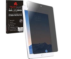 TECHGEAR Anti Spy Screen Protector for iPad Pro 12.9" 2nd Gen / 1st Gen - PRIVACY GLASS Edition Genuine Tempered Glass Screen Protector Guard Cover Compatible with Apple iPad Pro 12.9 inch 2017/2015