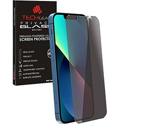 TECHGEAR Anti Spy Screen Protector for iPhone 13 Mini - PRIVACY Filter GLASS Edition Genuine Tempered Glass Screen Protector Guard Cover Compatible with iPhone 13 Mini 5.4"