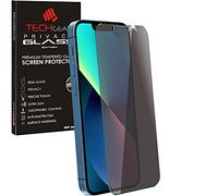TECHGEAR Anti Spy Screen Protector for iPhone 16e, iPhone 14 - PRIVACY Filter GLASS Edition Genuine Tempered Glass Screen Protector Guard Cover Compatible with iPhone 16e and iPhone 14 6.1"