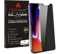 TECHGEAR Anti Spy Screen Protectors for iPhone 11 Pro Max, iPhone XS Max - Privacy GLASS Edition Genuine Tempered Glass Screen Protector Cover Compatible with Apple iPhone 11 Pro Max, iPhone XS Max