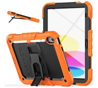 TECHGEAR ArmourSHIELD Case for iPad 11" A16 (11th Gen 2025) & 10.9" (10th Gen 2022) - Rugged Shockproof Heavy Duty Protective Case, Built-in Screen Protector, Stand, Pencil Holder, Kids Schools Work