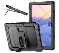 TECHGEAR ArmourShield Rugged Case for Samsung Galaxy Tab A11 Plus / A11+ 11" (SM-X230 / SM-X236) - Heavy Duty Shockproof Protective Cover, Built-in Stand & Screen Protector - School Friendly, Black