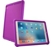 TECHGEAR Bumper Case fits Apple iPad Air 3 2019 / 3rd Gen, iPad Pro 10.5", Rugged Shockproof Soft Rubber Edge Protective Easy Grip Case + Screen Protector [Purple] - Kids & School Friendly Case