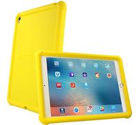 TECHGEAR Bumper Case fits iPad Pro 9.7" Rugged Heavy Duty Anti-Shock Rubber Edge Protective Easy Grip Case + Screen Film [Yellow] - Kids & School Friendly Case