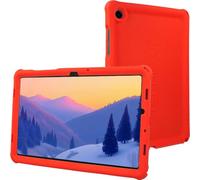 TECHGEAR Bumper Case for Samsung Galaxy Tab A11+ / A11 Plus & Tab A9+ / A9 Plus 11" (SM-X230/X236 & SM-X210/X215) Rugged Shockproof Soft Silicone Kids Case with Screen Protector, Easy Grip [Red]