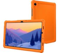 TECHGEAR Bumper Case for Samsung Galaxy Tab A11+ / A11 Plus & Tab A9+ / A9 Plus 11" (SM-X230/X236 & SM-X210/X215) Rugged Shockproof Soft Silicone Kids Case with Screen Protector, Easy Grip [Orange]
