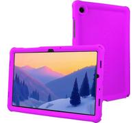 TECHGEAR Bumper Case for Samsung Galaxy Tab A11+ / A11 Plus & Tab A9+ / A9 Plus 11" (SM-X230/X236 & SM-X210/X215) Rugged Shockproof Soft Silicone Kids Case with Screen Protector, Easy Grip [Purple]