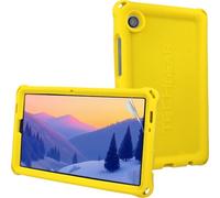 TECHGEAR Bumper Case for Samsung Galaxy Tab A11 & Tab A9 8.7" (X130/X110 Series) Rugged Shockproof Soft Silicone Kids Case with Easy Grip, Anti-Slip Protection & Screen Film [Yellow]