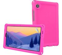 TECHGEAR Bumper Case for Samsung Galaxy Tab A11 & Tab A9 8.7" (X130/X110 Series) Rugged Shockproof Soft Silicone Kids Case with Easy Grip, Anti-Slip Protection & Screen Film [Pink]