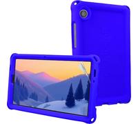 TECHGEAR Bumper Case for Samsung Galaxy Tab A11 & Tab A9 8.7" (X130/X110 Series) Rugged Shockproof Soft Silicone Kids Case with Easy Grip, Anti-Slip Protection & Screen Film [Blue]