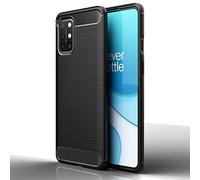 Carbon Fibre Case fit OnePlus 8T [Stealth Case] Flexible, Shockproof, Ultra Slim, Soft TPU Protective Shell Cover with Carbon Fibre