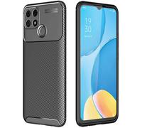 TECHGEAR Carbon Fibre Case for Oppo A15 / A15s [CarbonFlex Case] Flexible, Shockproof, Ultra Slim, Soft TPU Protective Shell...