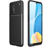 TECHGEAR Carbon Fibre Case for Oppo A54s [CarbonFlex Case] Flexible, Shockproof, Ultra Slim, Soft TPU Protective Shell Cover with Carbon Fibre Detailing Designed For Oppo A54s